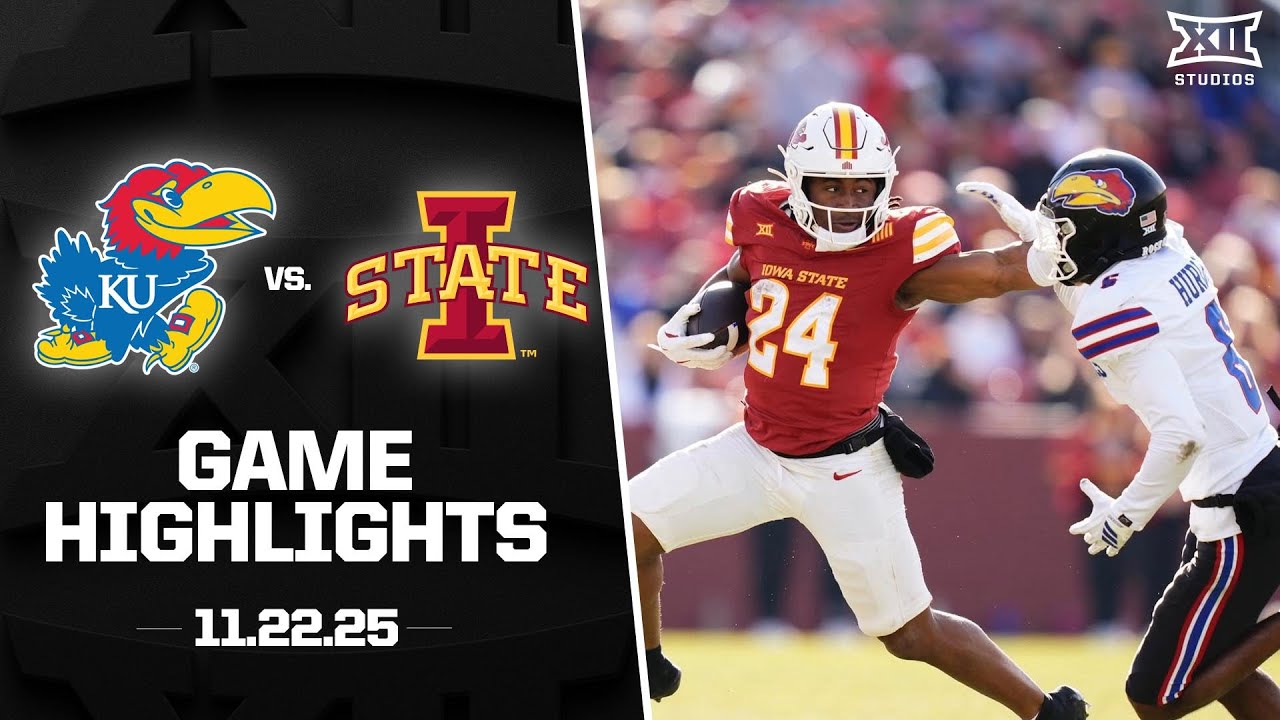 Kansas vs. Iowa State Game Highlights | 2025 Big 12 Football
