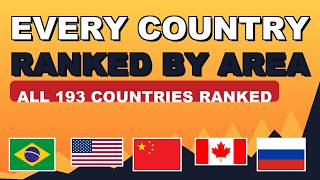 How Big Is Every Country, Really? (All 193 Ranked by Area) 🌍
