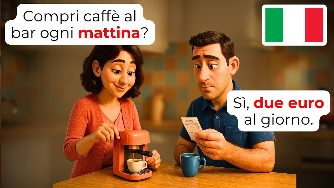 🇮🇹 Budget Talks in Italian | A1-A2 | Learn Italian Fast & Easy