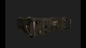 Making of Military Radio 3ds max  Substance painter tutorial part - 3