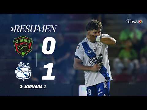 JUÁREZ 0-1 PUEBLA J1 AP 2026 l Puebla resiste con diez y conquista la frontera