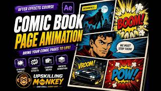 How to Animate a Comic Book Page in After Effects | Step-by-Step Tutorial | Part -1
