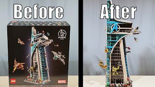 Lego Avengers Tower Speed Build & Review!