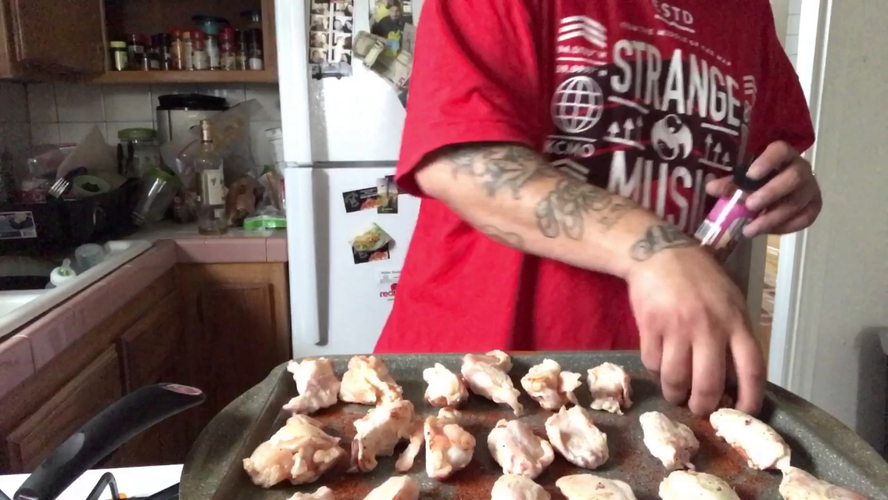 Medicated Hot Wings recipe