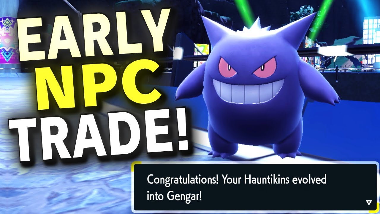 Shiny Gengar ( Gastly Evolution ) Pokemon Trade Go