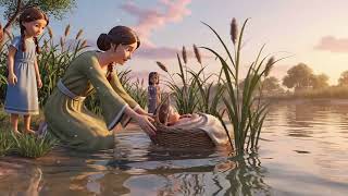 Christian Kids Song : Baby Moses on the River