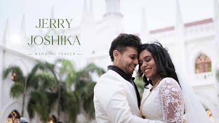 Jerry Joshika Wedding Cinematic Teaser Video | Santhome Church | StoriesbyLSD
