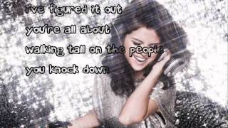 Selena Gomez - stop and erase lyrics