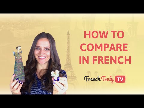 Como comparar em francês