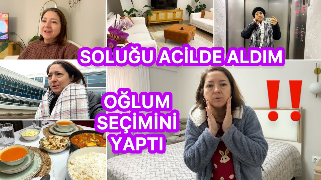 SOLUĞU ACİLDE ALDIM‼️LENFLERİME YAYILDI‼️OĞLUM ŞEÇİMİNİ YAPTI‼️SÜPER İFTAR MENÜM🤌🏼HEMEN BAŞLIYORUM