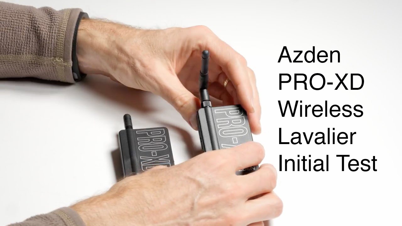 Azden PRO-XD Digital Wireless Lavalier System Initial Test + Help