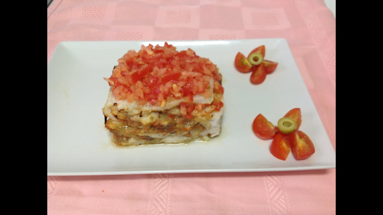 Timbal de Merluza y Gambas - Recetas de Cocina