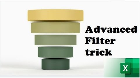 016. Excel Advanced Filter Hack Examples - Wildcards and selecting specific Columns as Output