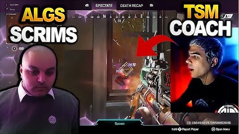 TSM Imperialhal watches how TSM RAVEN ( COACH ) plays in algs scrims