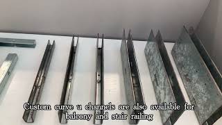 Galvanized steel channel and angle bracket 