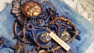 Mixedmedia canvas- Liquid Acrylic and Art Alchemy Paints- Live Stream