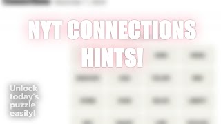 🕵️‍♂️ NYT Connections Tips! December 7 🔍
