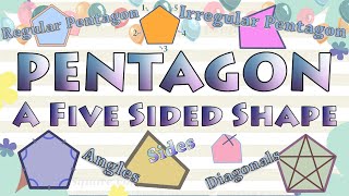 Pentagon Shape, Regular & Irregular Pentagon, Five Sided Polygon
