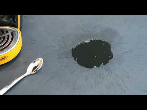 Антиковзаючий кухонний килимок - Абсорбуючий килимок для сушіння посуду - Килимок під кавоварку 40х55 см Чорний, видео 1