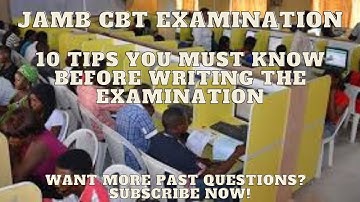JAMB CBT EXAMS | 10 COMMANDMENTS YOU MUST KNOW BEFORE WRITING 2025 JAMB EXAMS