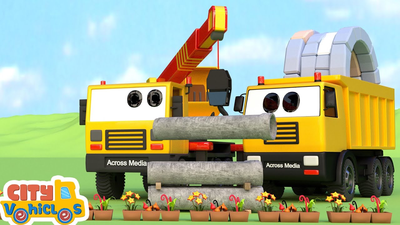 Строительная техника создает систему парковочных лифтов — для детей «Одуванчик», «Экскаватор» и «...