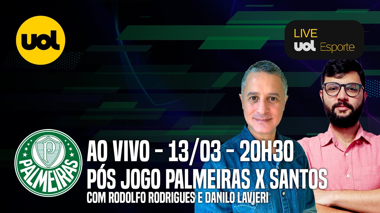 Palmeiras domina o Santos e ganha mais um clássico no Paulistão