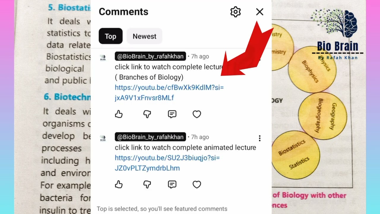 CH# 1 | Relation of Biology with Other Fields | 9th Biology @BioBrain_by_rafahkhan