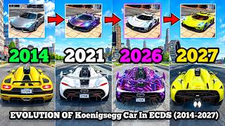 Evolution of Koenigsegg In Extreme Car Driving Simulator (2015-2026) screenshot 4