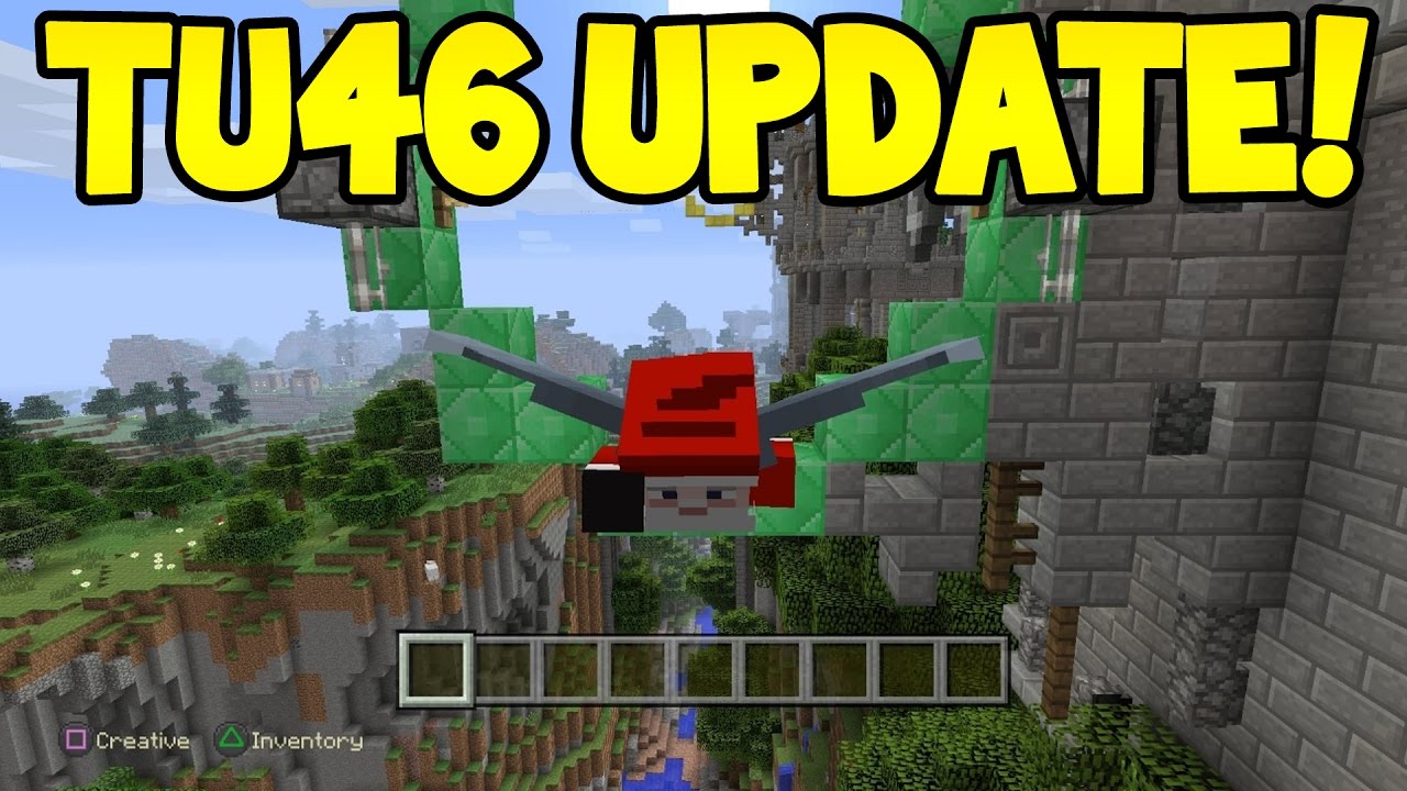 Minecraft (Xbox360/PS3) - TU46 UPDATE! - ELYTRA GAMEPLAY Screenshot!