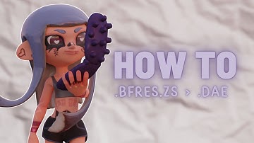 HOW TO: Switch Toolbox .bfres.zs to .DAE [Blender Splatoon Tutorial]