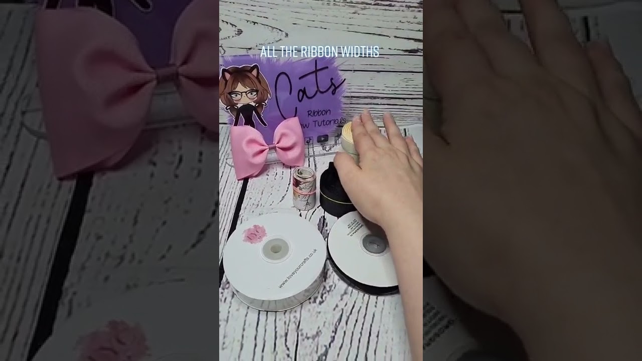 Bow making tips and tricks, All the different ribbon widths for making ribbon hair bows
