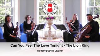 Video thumbnail of "Can You Feel The Love Tonight sung by Elton John from The Lion King - Wedding String Quartet"