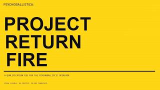Psychoballistica: PROJECT RETURN FIRE Pre-Alpha Trailer