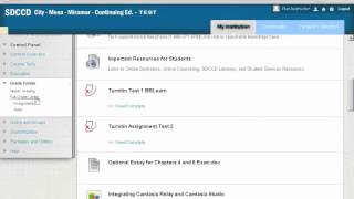 Course to Course Navigation in Blackboard 9.1 SP8