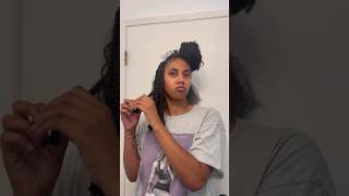 Celebrity Box Braid Takedown | Taking out my 1 month old braids #braided #naturalhair #boxbraids Profile