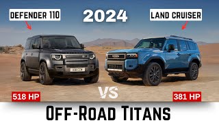 All New Land Cruiser vs Defender 110 V8 |  2024 Off-Road Battle - Unexpected Results | Which Ride