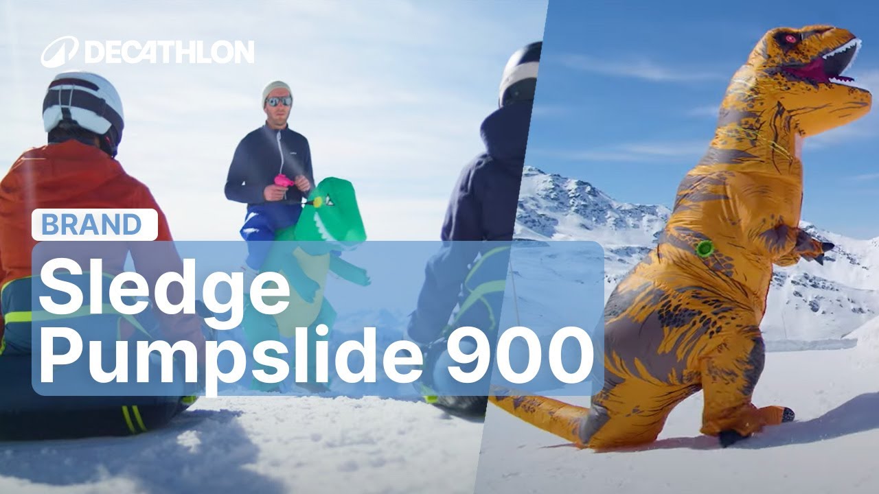 BRAND - Sedge PUMPSLIDE 900 the most inflated sled of the winter ! | Decathlon_QUECHUA