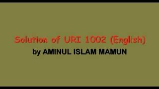 URI Online Judge Solution 1002   “Area of A Circle” In ENGLISH