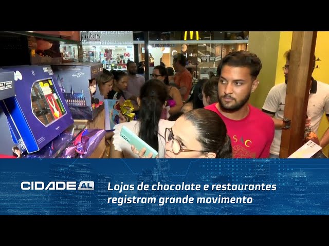 Semana Santa: Lojas de chocolate e restaurantes registram grande movimento