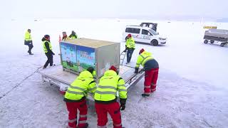 Giant Pandas transported by Volga-Dnepr are welcomed at their new home in Finland