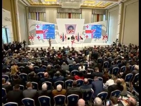 მიხეილ სააკაშვილი გრიგოლ ვაშაძემ შეცვალა - „ნაციონალური მოძრაობის“ ყრილობა