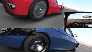 New BMW M5 vs Ferrari Enzo 0-100mph-0