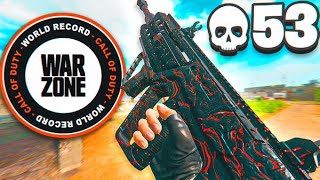 WORLD RECORD 53 KILL SOLO QUADS GAME IN CoD WARZONE 🤯 (Urzikstan)