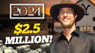 Matthew McConaughey Demands A Fortune to Star In Yellowstone Spin-Off!