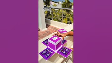 Two layer explosion box 🎁#nivethagifts #shorts #viral #birthdaygift #trending #chocolate #giftbox