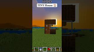 Tiny House in Minecraft 😮 #shorts #minecraft