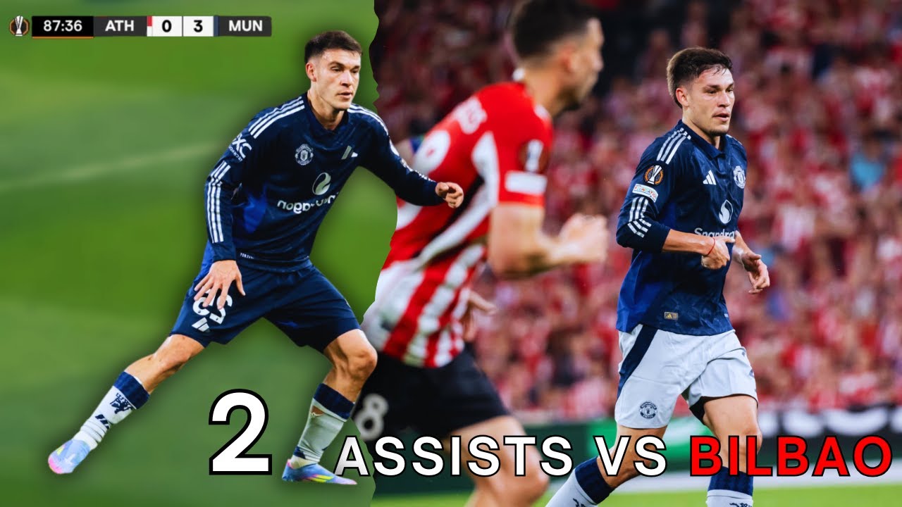 Manuel Ugarte vs Athletic Bilbao – 2 Assists & Complete Control | 1/05/25 | UEL Semi-Final