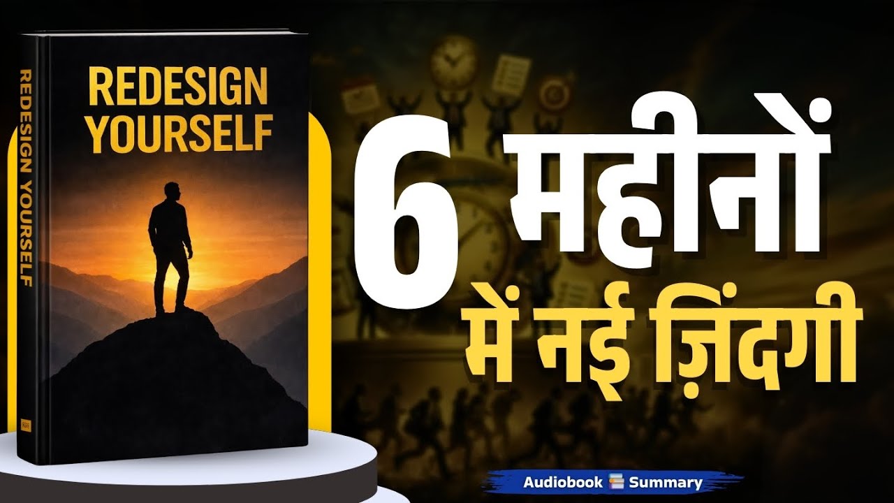 Redesign Yourself | 180 Days Transformation Blueprint | Book Summary in Hindi | Self Discipline