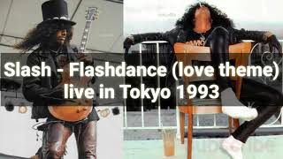 Slash - Love theme song(flashdance) live in Tokyo '93 guitar backingtrack eb tune