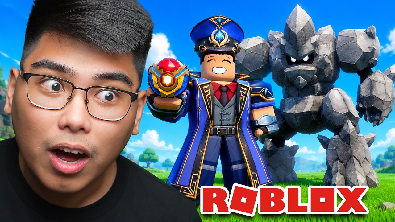 Playing Roblox EVOMON for the first time